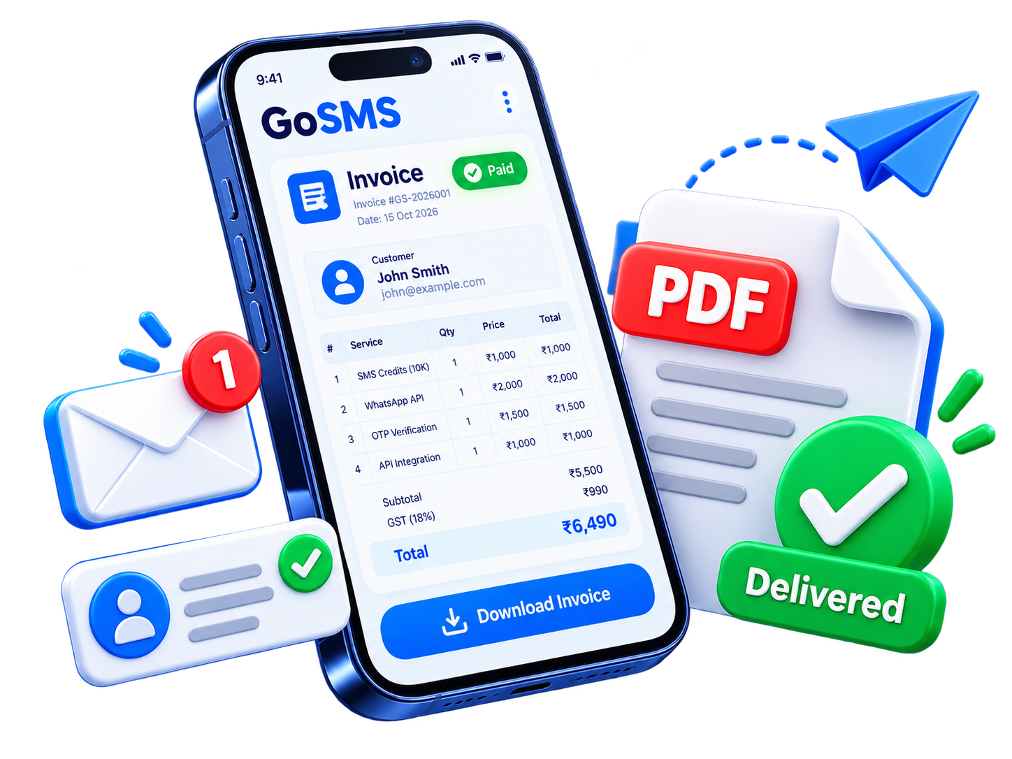 WhatsApp PDF Invoices
